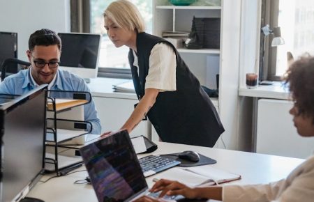 People Working Together in Office